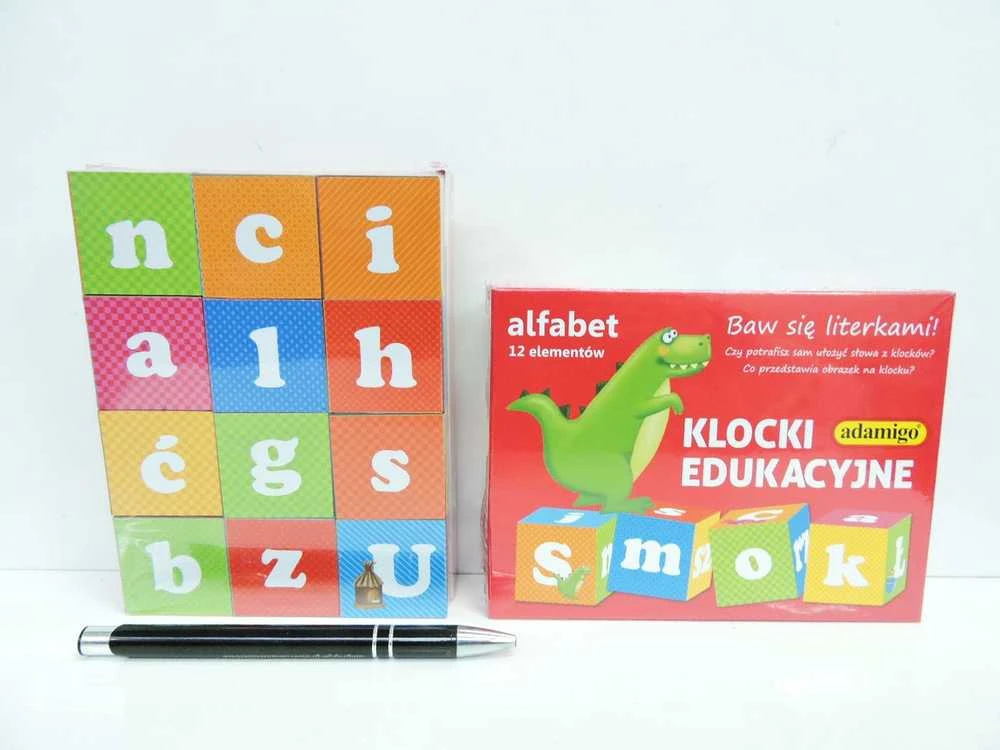 Adamigo 12 dalių edukacinės kaladėlės 03679
