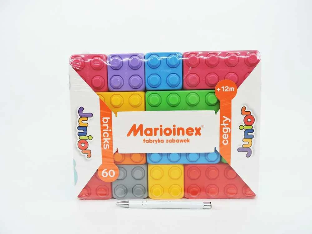 Marioinex Spalvotos plytos junior 60 vnt.