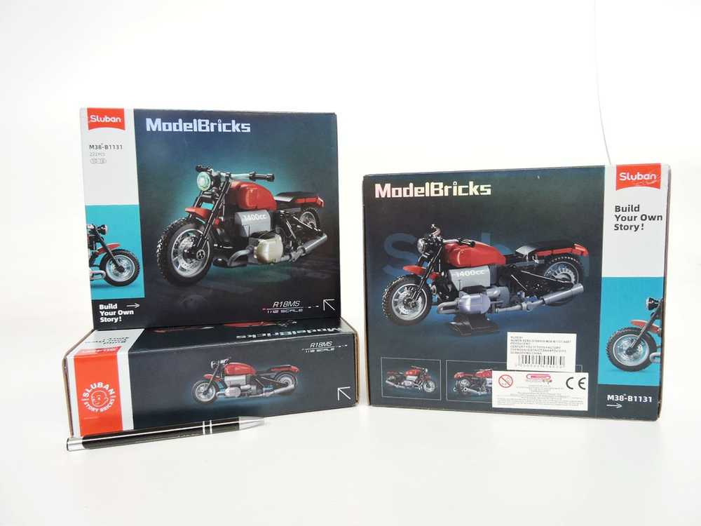 Konstruktorius motociklas Sluban Motorcycle R18, 222 d.
