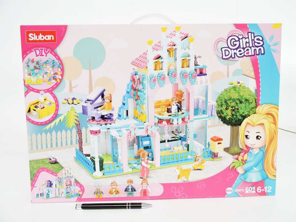 Sluban Girl's Dream blokai FLOWER HOUSE vila 7503