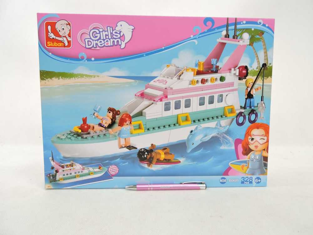 Kruizinė jachta Blocks 329 el 29,6 cm Sluban Girls Friends M38-B0609