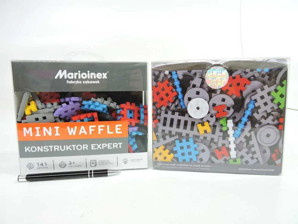 Marioinex Mini kaladėlės(vaffle) konstruktorius ekspetas, 141vnt