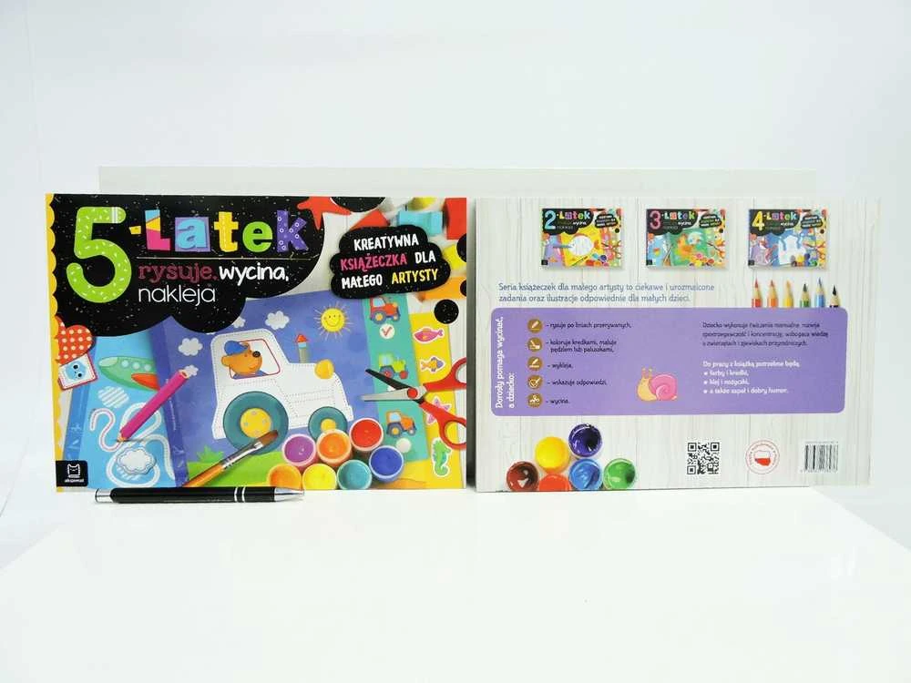 Aksjomat „Axiom“ 5 metų vaikas piešia, karpo, klijuoja „Creative“ ks.38276