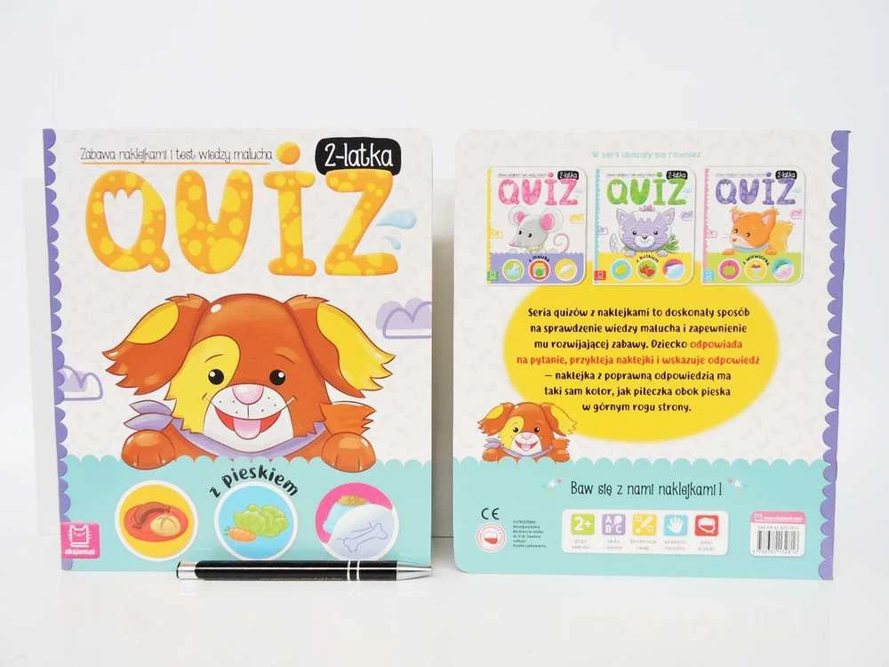 Aksjomat KSIĄŻ. QUIZ 2-latka su pieskiem