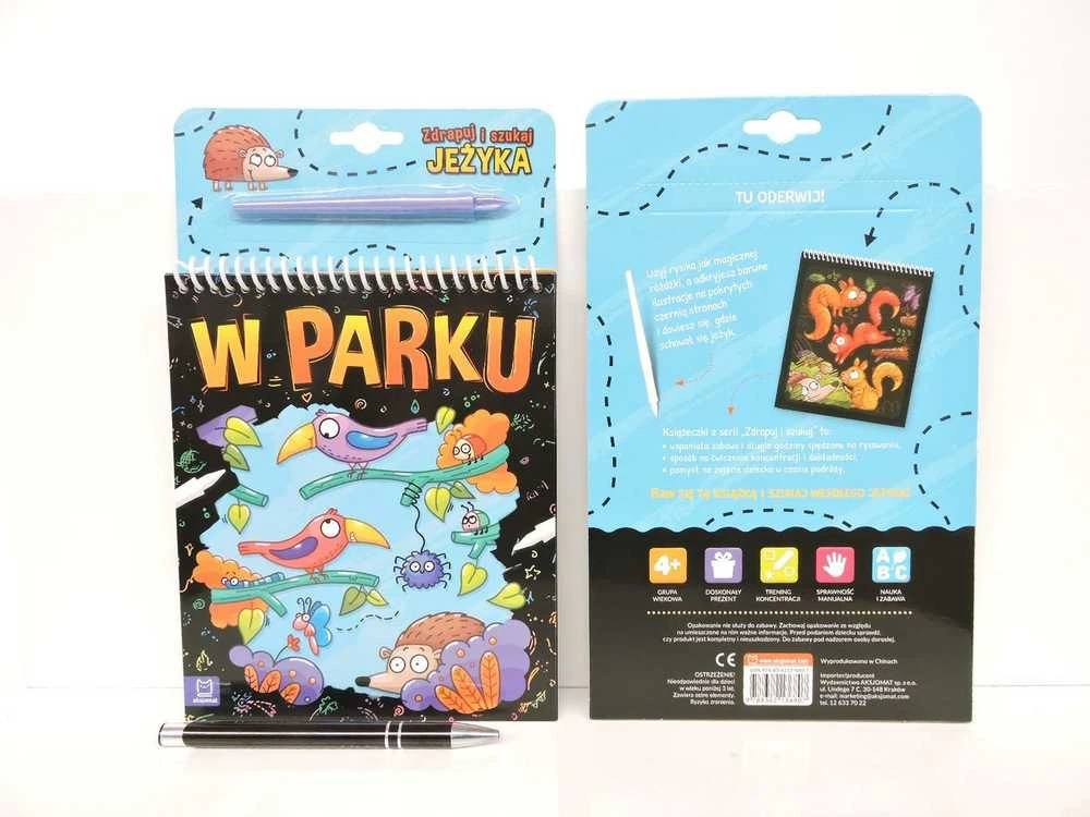 AKSJOMAT subraižyti ir ieškoti ežio. PARKE