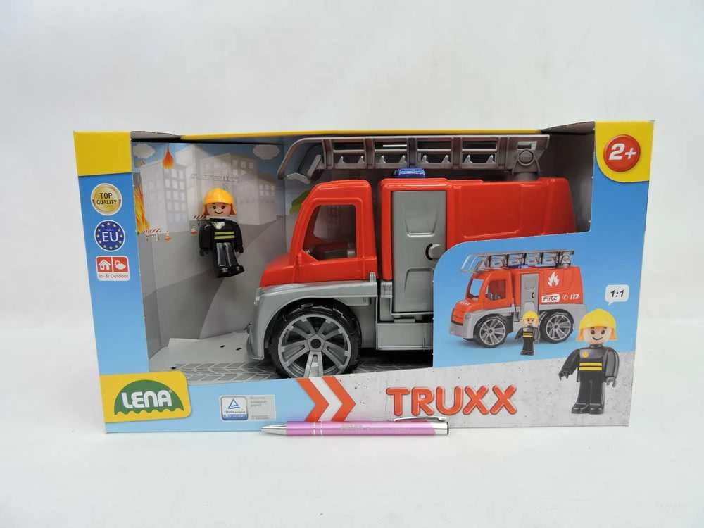 Žaislinis automobilio gesintuvas, 29 cm (dėžutėje), LENA Truxx, 04457, 2+