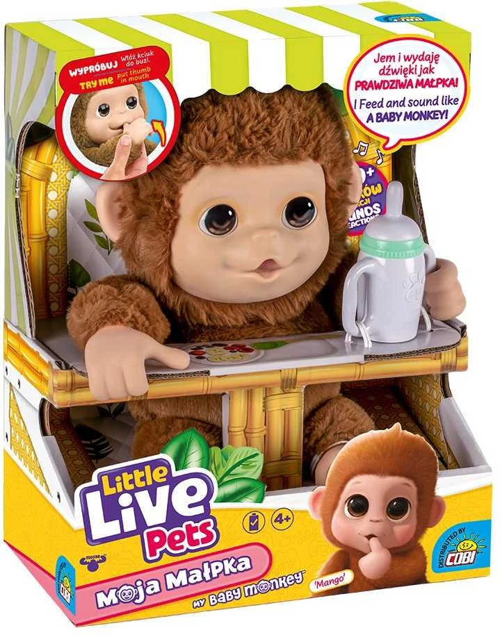 Interaktyvi žaislinė beždžionėlė Little Live Pets