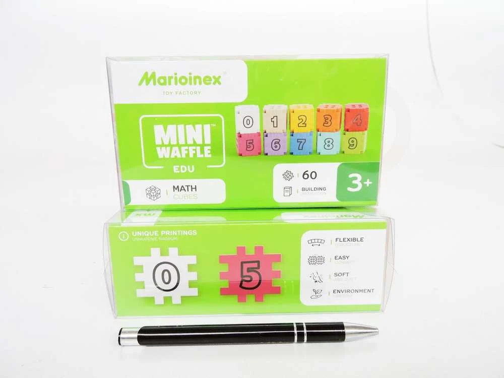 Marioinex ***** Vafliniai blokai EDU kubeliai matematika. 60el 06408