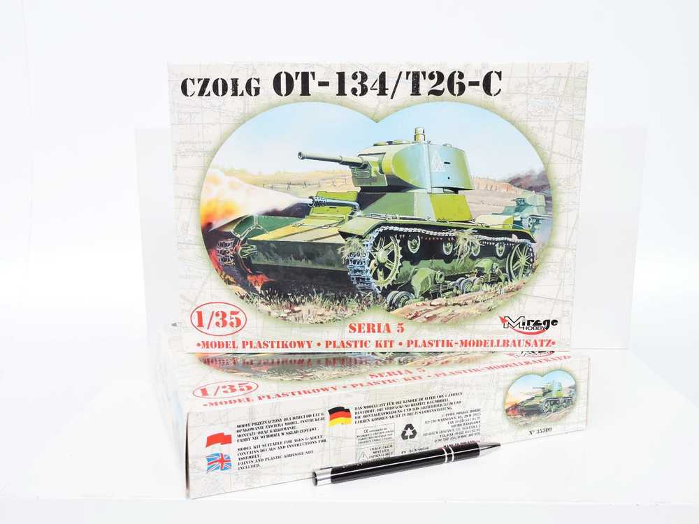 Mirage Modeliai Mirage rinkinys/sukurta. Tankas OT-134/T26 S05 35309