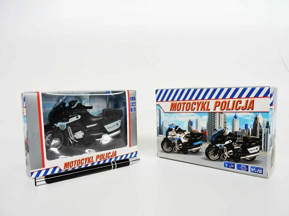 HKG Hipo Police motociklas 13cm motorizuota šviesa, garsas M1217U