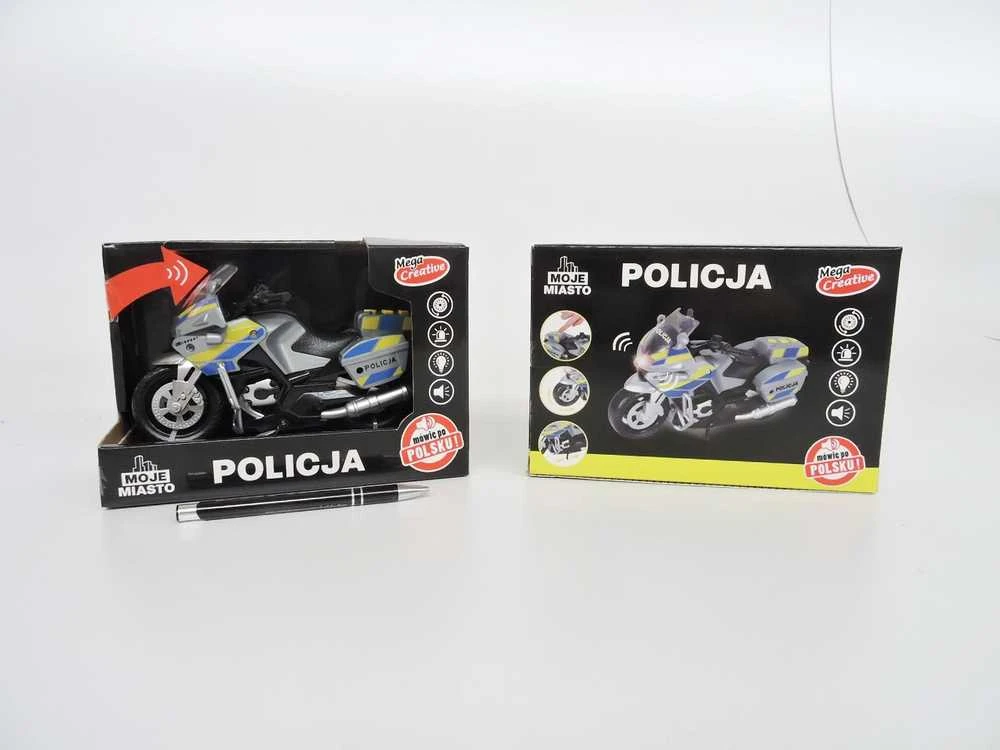 Motociklų policija Moje Miasto MEGA CREATIVE 520415