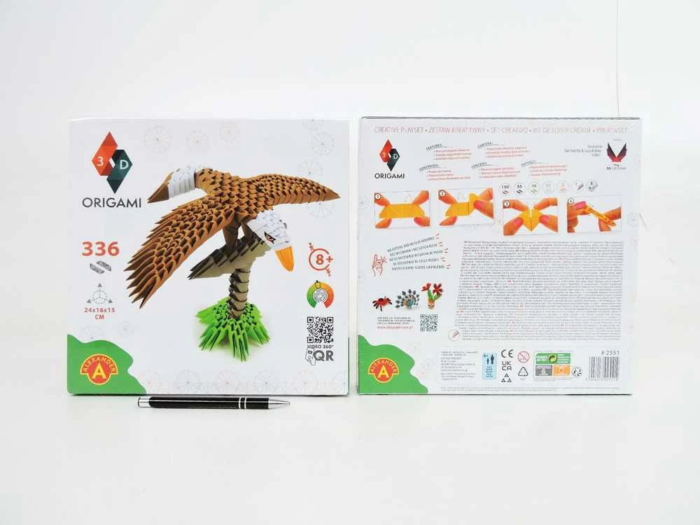 Dėlionė Alexander Origami 3D rankdarbis Erelis 2551