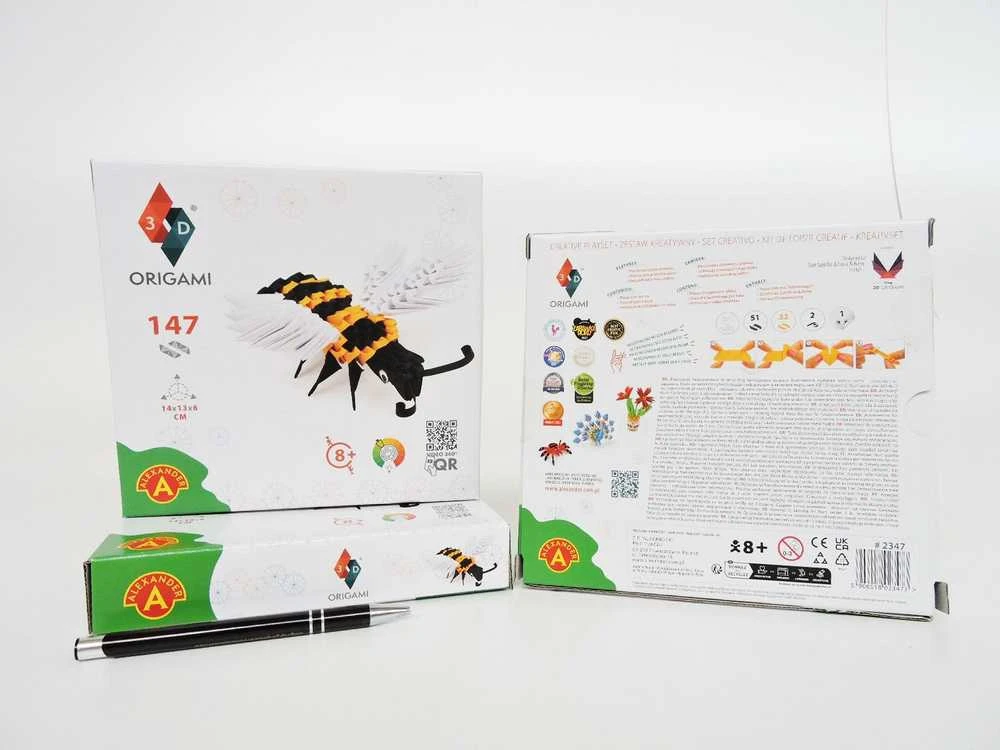 Alexander Aleksandro kūrybinis origami 3d Bee 2347