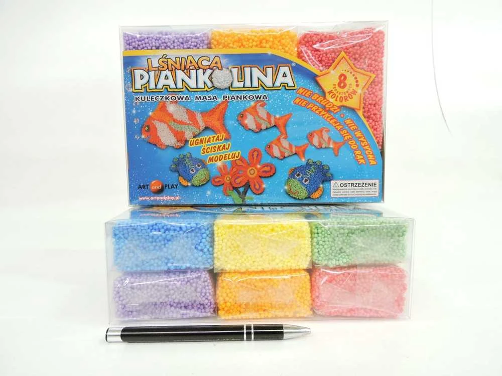 ARTANDPLAY Vaikiškas Plastilinas-Foam Glossy 8 Spalvos