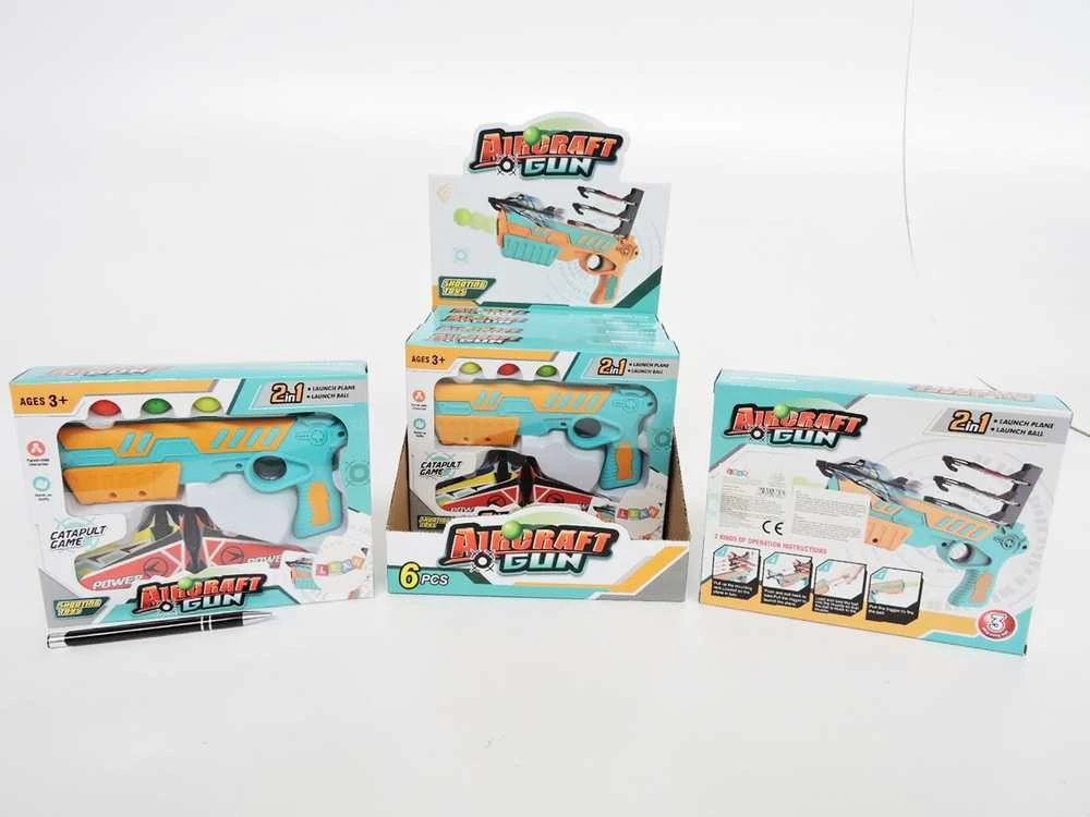 Žaislinis šautuvas su lėktuvu Lean Toys