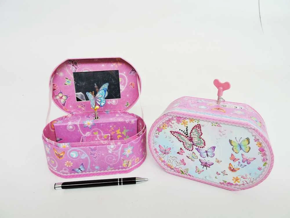 Pulio Pecoware Oval Music Box – Butterflies 2