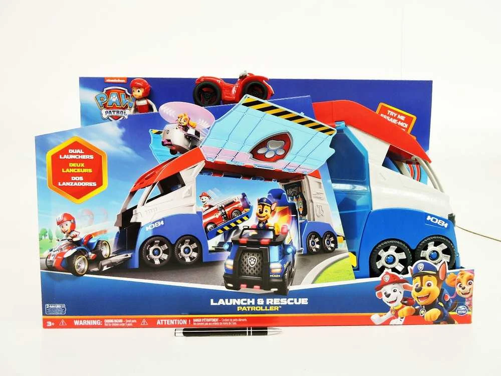 Žaislinė mašinėlė SPIN Paw Patrol Patroller Launch and Rescue Patroller, 6069338