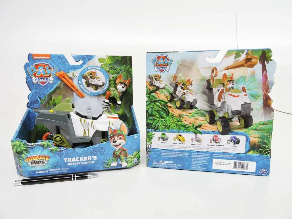 Spin Master PAW PATROL transporto priemonė Jungle Pups Tracker, 6067762