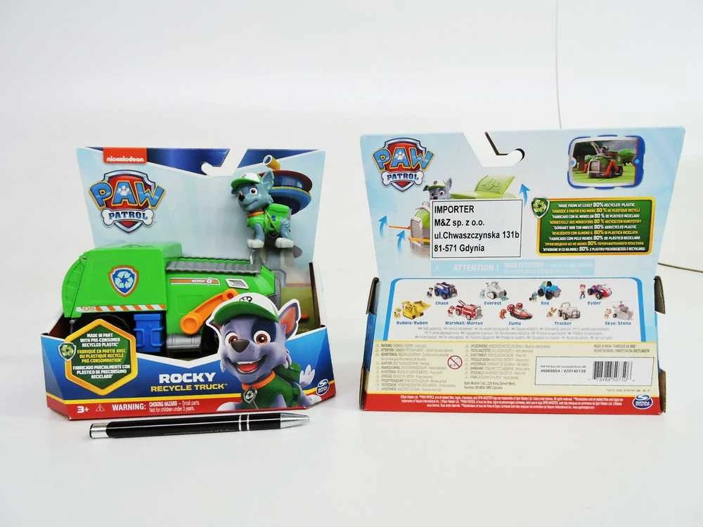 Spin Master PAW PATROL transporto priemonė Basic Sustainable Rocky, 6071213
