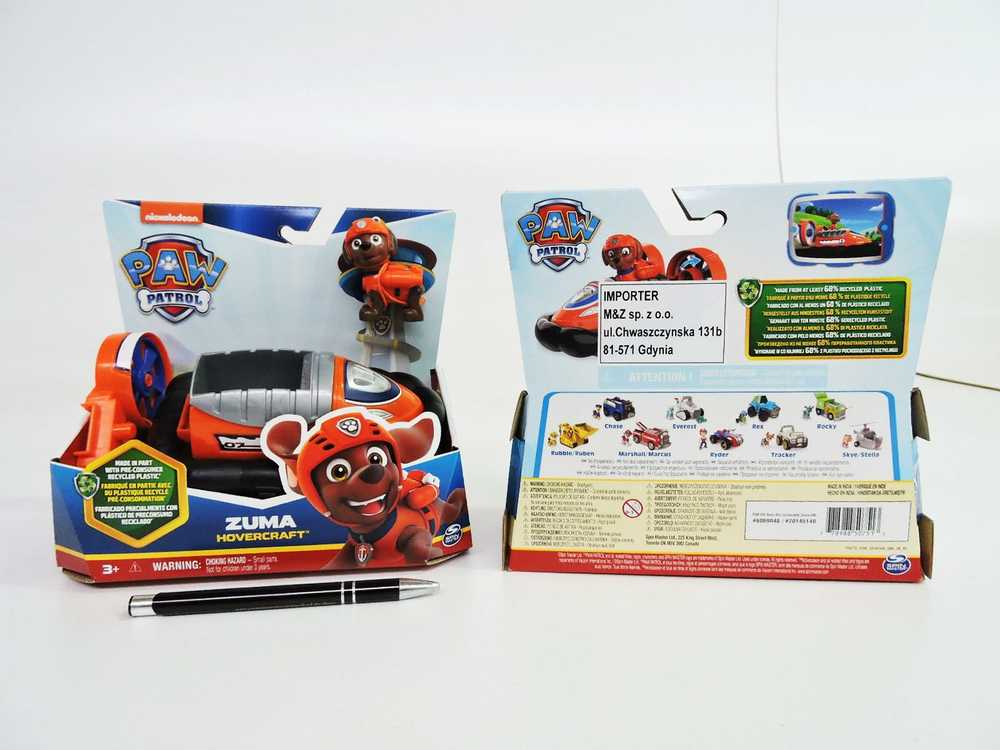 Spin Master PAW PATROL transporto priemonė Basic Sustainable Zuma, 6071225