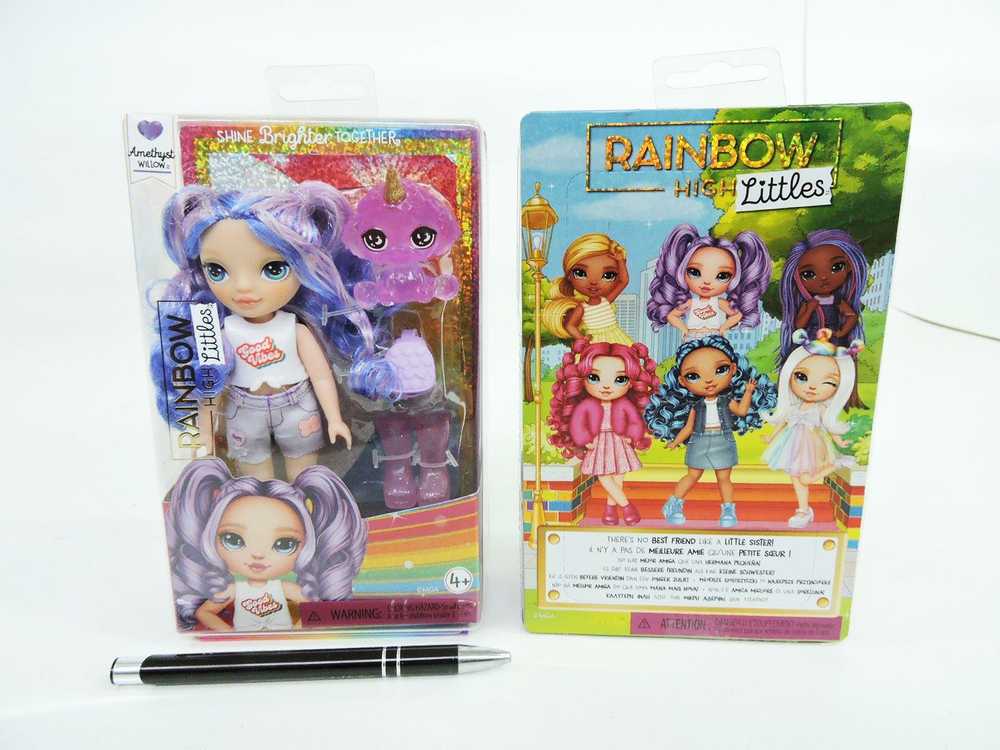 MGA 531234-EUC Rainbow High Littles lėlės – Amethyst (violetinė)