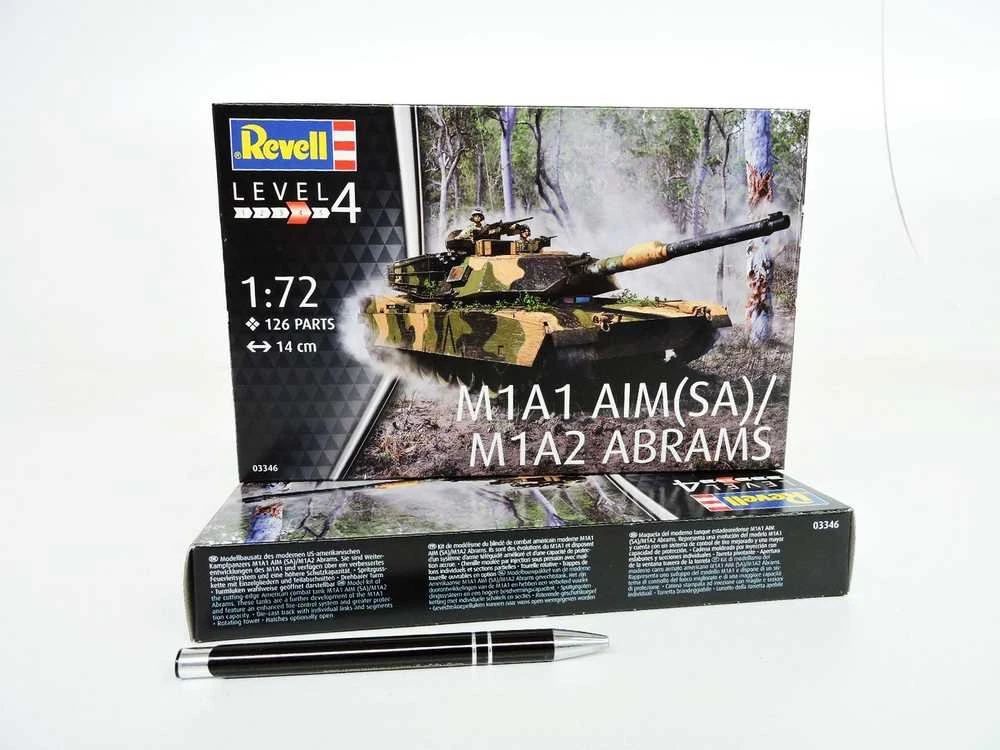 Revell – M1A1 AIM (SA) / M1A2 Abrams, 1/72, 03346