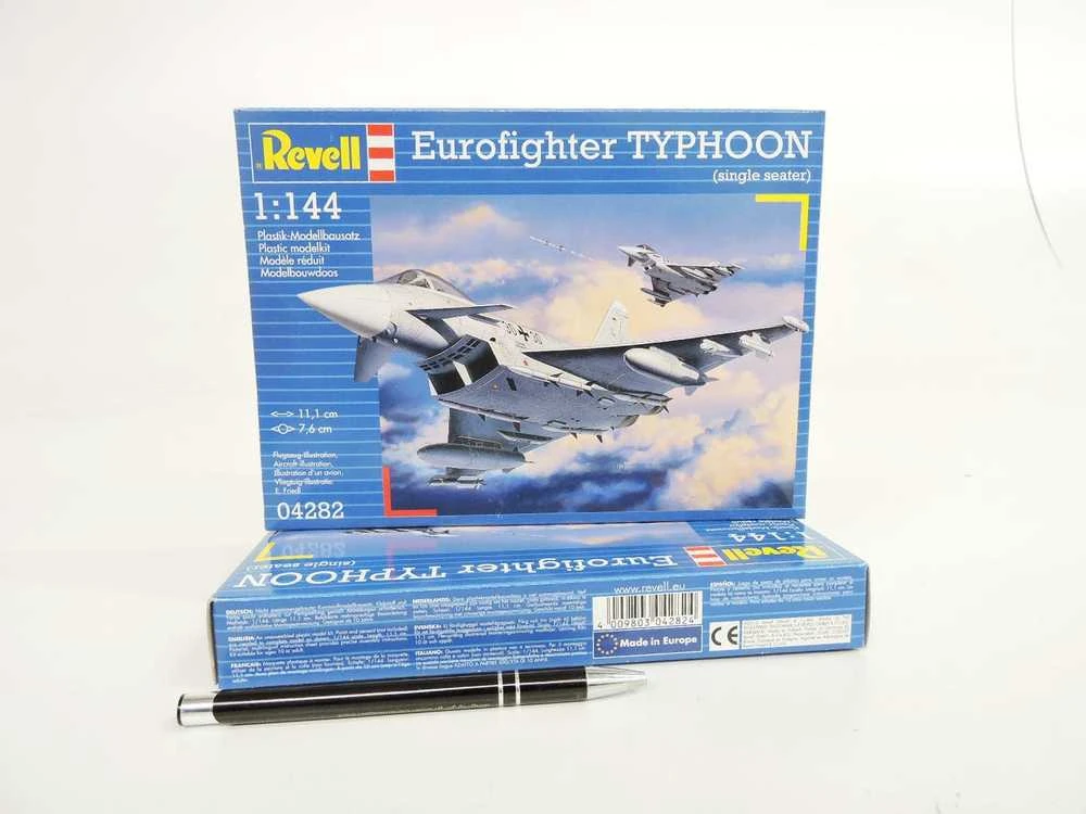 Klijuojamas naikintuvo modelis Revell Eurofighter Typhoon 1:144, 51 d.
