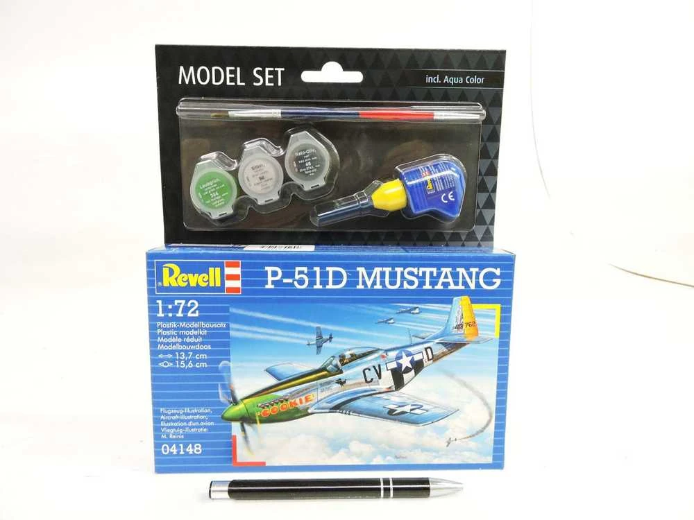 Revell Model Set P - 51D Mustang - PLASTIKINIS modeliavimo rinkinys