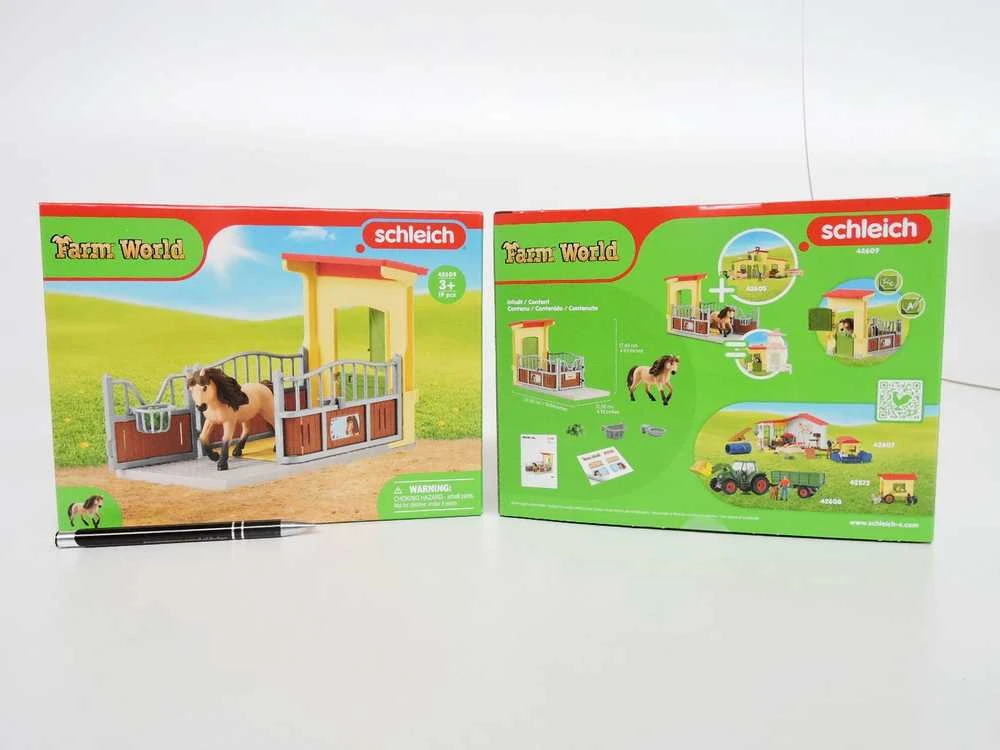 SCHLEICH FARM WORLD Ponių dėžutė su Islandijos puskraujų veislės žirgu