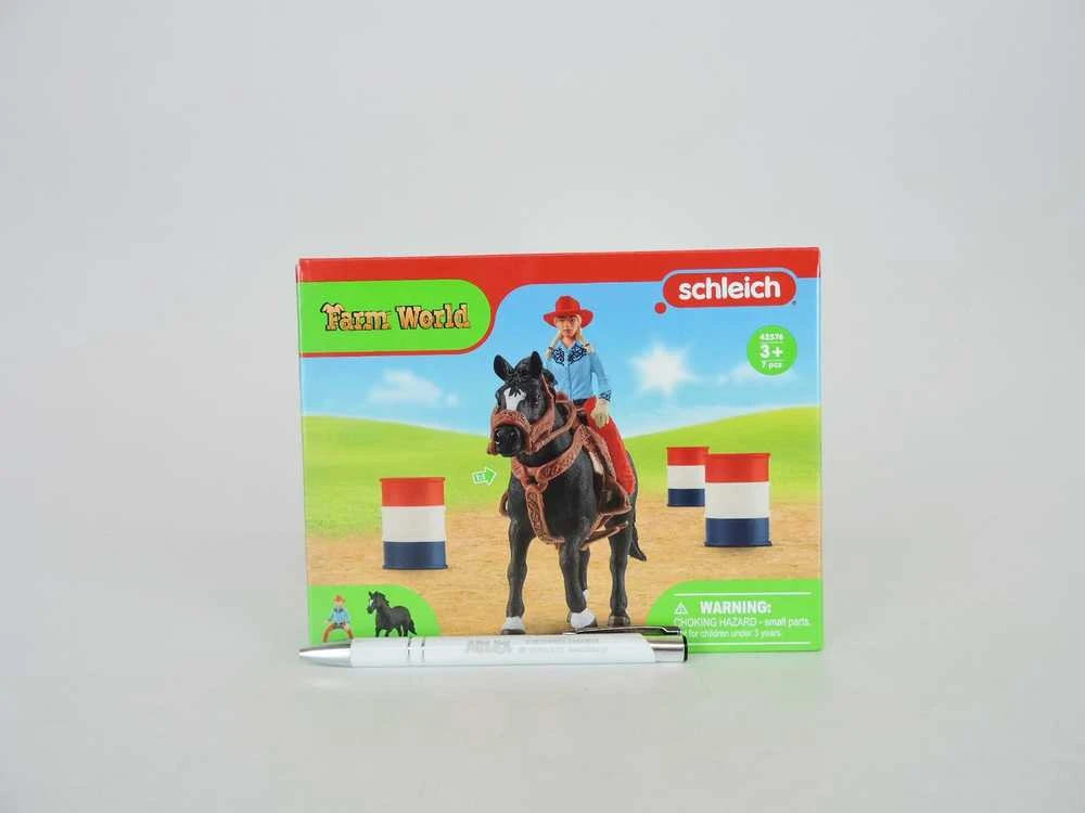 SCHLEICH „Naminiai gyvūnai“ Rinkinys - Kaubojė ant žirgo
