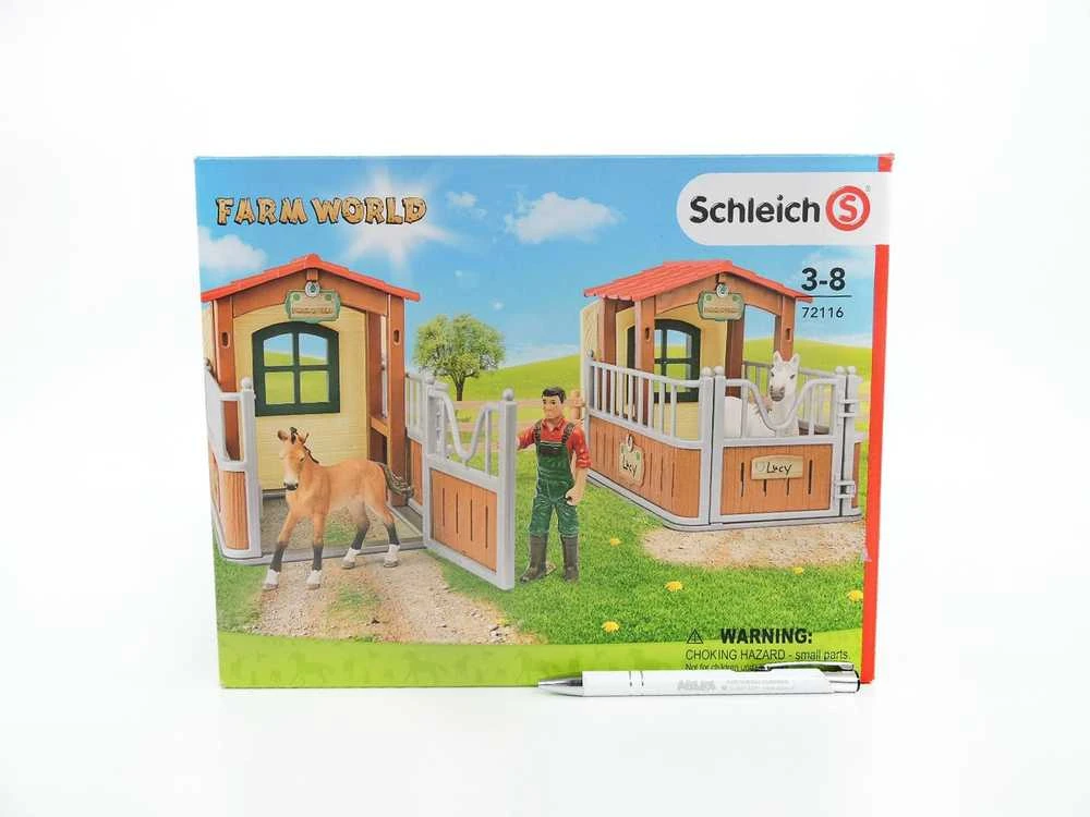 Schleich 72116 Rinkinys Farm World Market Apsilankymas