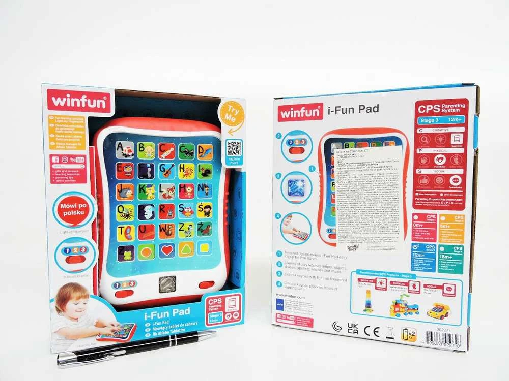 Anek Smily Play Vaikiškas planšetinis kompiuteris Smily Play ANEK su edukacinėmis programėlėmis