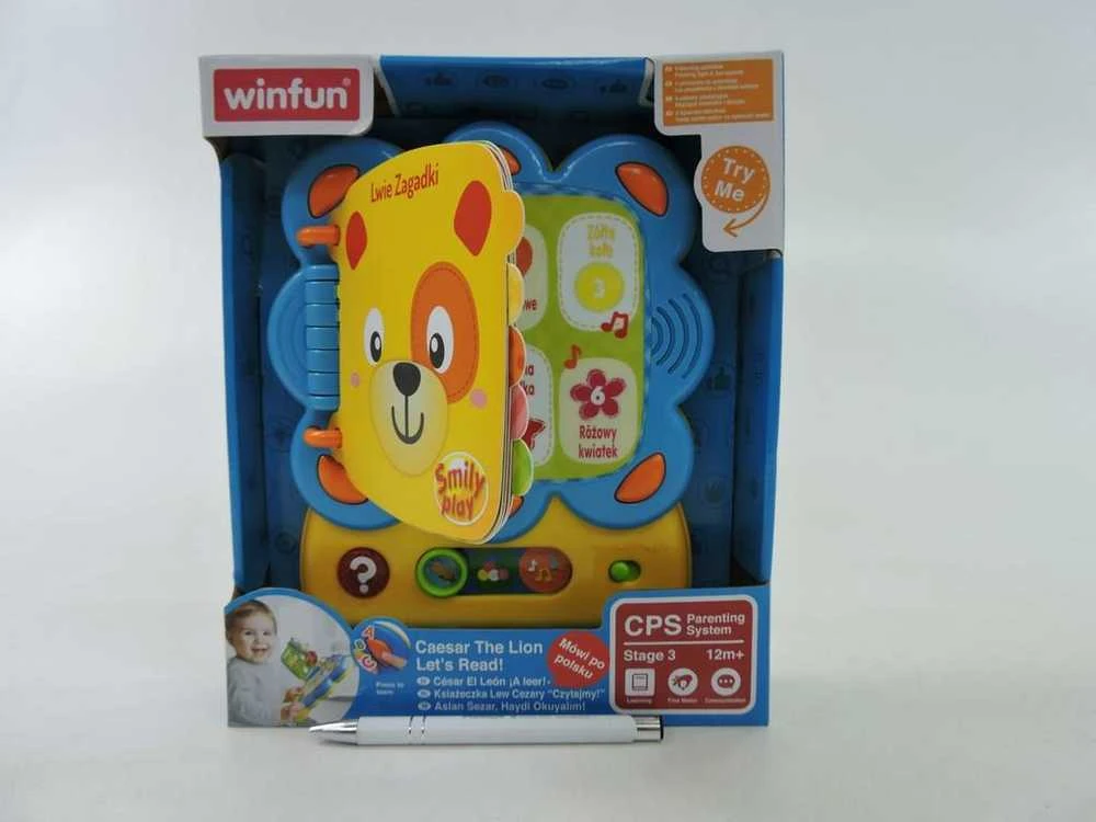 Easy Smily Winfun Lion mįslių interaktyvus žaislas