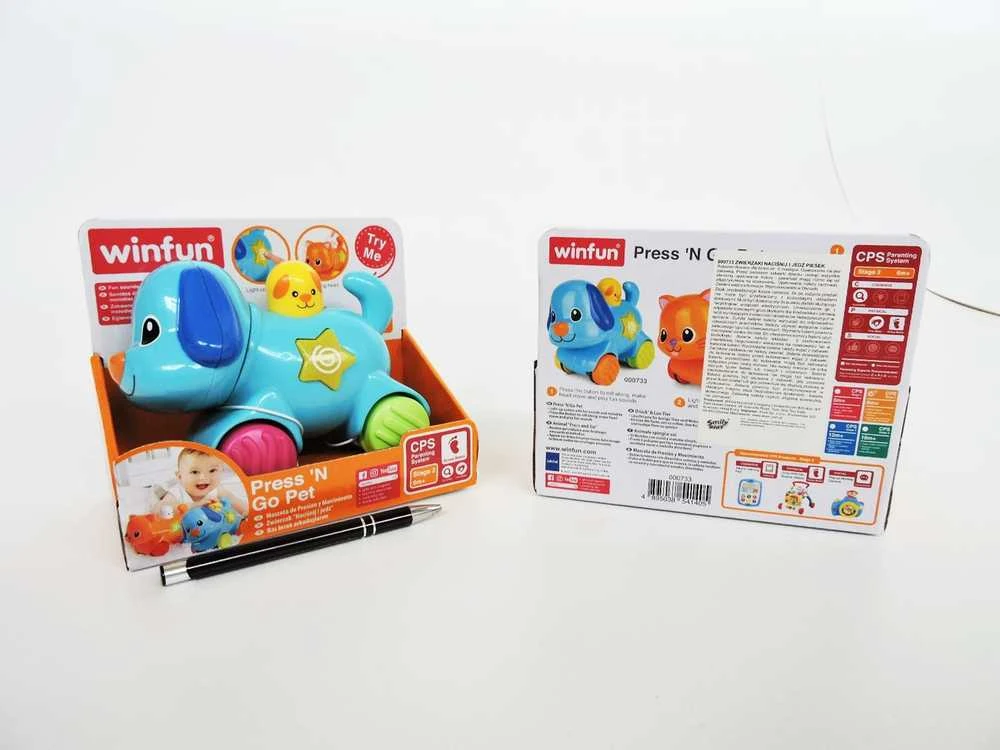 Smily Žaislas su šviesos efektais Winfun Šuniukas