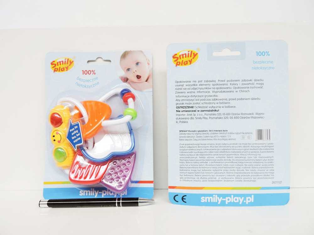 Anek Smily Play Smiley Smiley Play Keys Barškutis