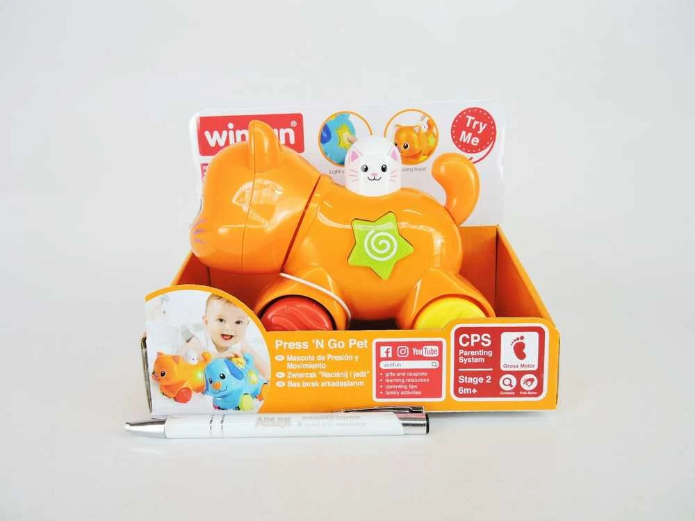 Interaktyvus žaislas Smily Play Press N Go Kitten