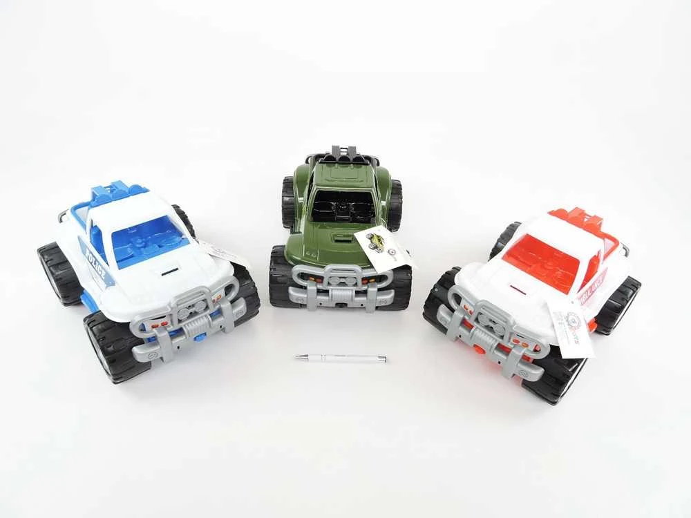 Technok Maksik Didelis plastikinis Greitosios pagalbos automobilis 35cm (3534)