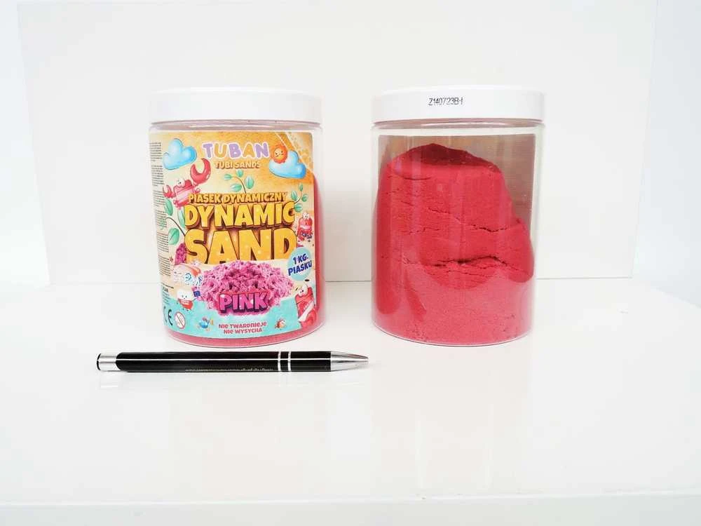 Tuban Dinaminis smėlis - Rožinis - 1kg ( TU3553 )