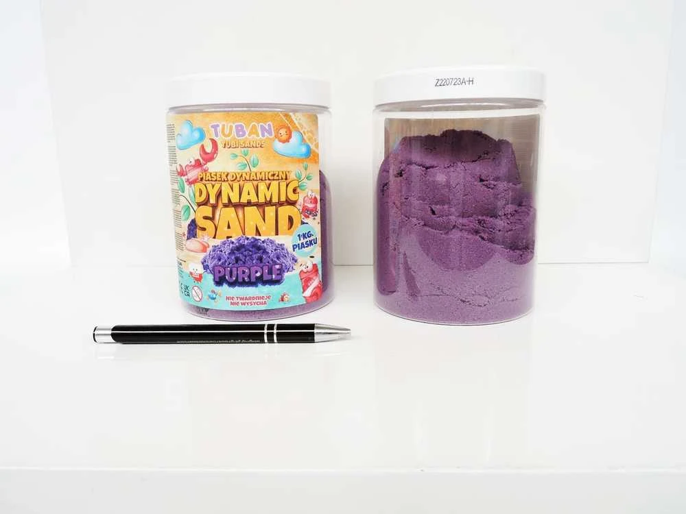 Tuban Dinaminis smėlis - Violetinė - 1kg ( TU3556 )