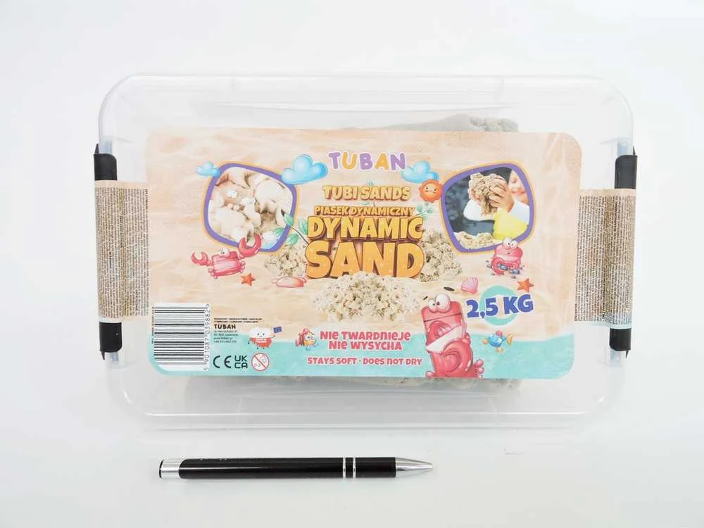 Tuban Dinaminis smėlis - Natūralios spalvos - 2.5kg ( TU3988 )