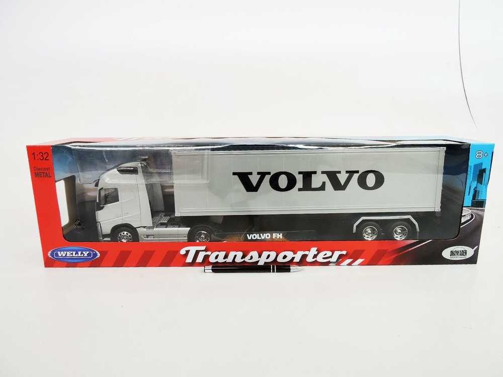 WELLY 1:32 sunkvežimis su priekaba Volvo 32691