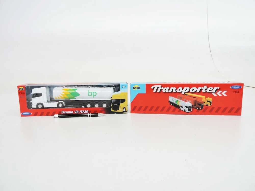 WELLY 1:64 sunkvežimis Scania V8 R730 Alyva 58016 80162