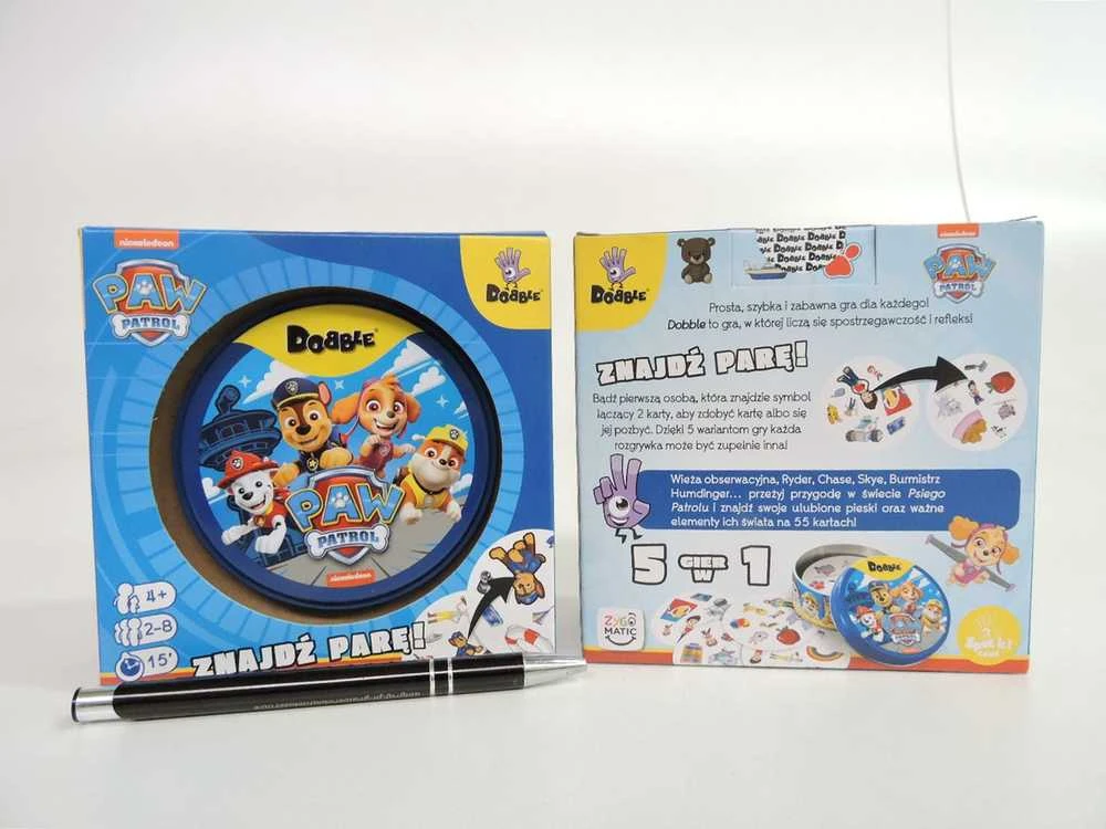 Rebel Sukilėlių kortų žaidimas „Dobble Paw Patrol“ – apvalios žaidimo kortos GR0759