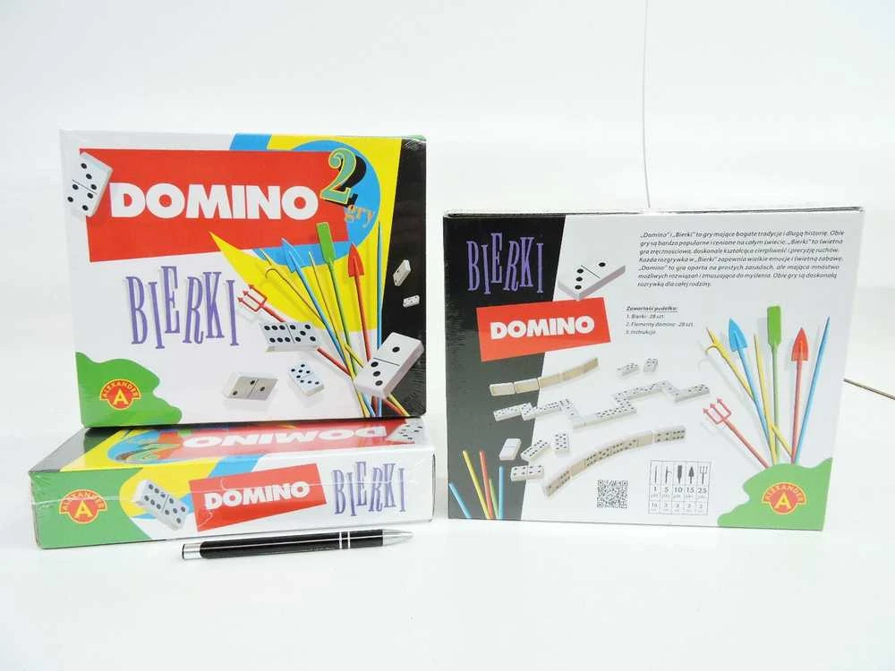 Gra 2w1 Domino Bierki ALEXANDER 1383