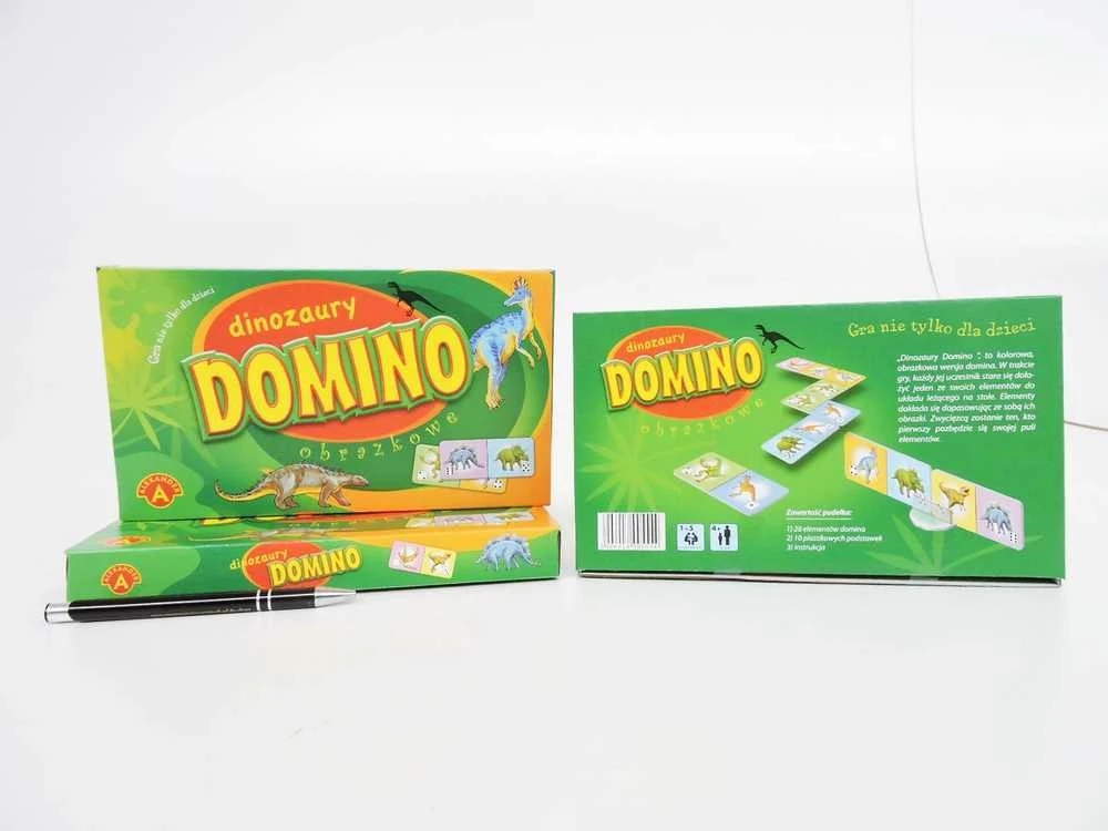 ALEXANDER dinozaurų domino edukacinis žaidimas 4+