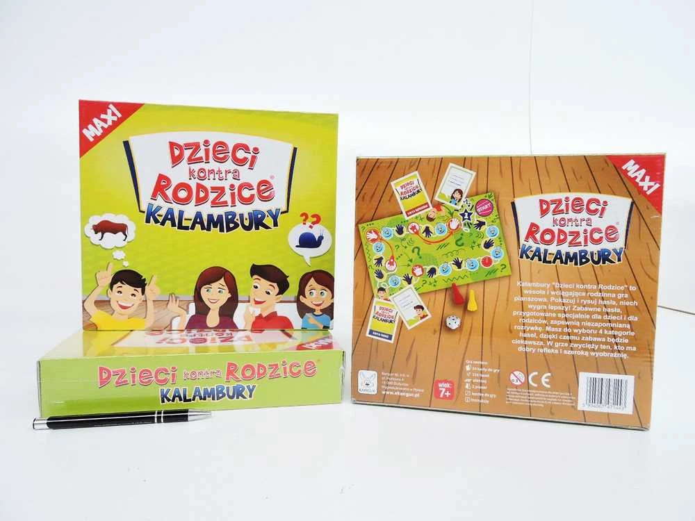 Kangur Gry „Kangaroo Games“ žaidimas „Kangaroo“ prieš tėvus „Charades Maxi“ 71443