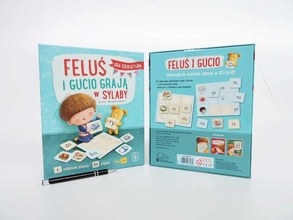 Nasza Ksiegarnia Mūsų knygynas Feluż ir Gucio groja skiemenis 02259