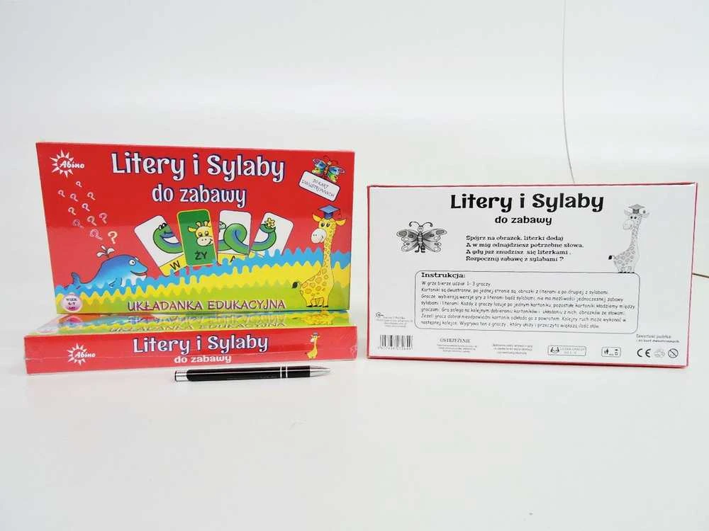 Abino Ukladanka Litery i Sylaby