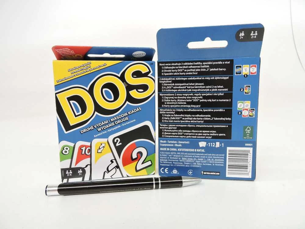 Mattel UNO kortos DOS (atnaujintos) (HNN01)
