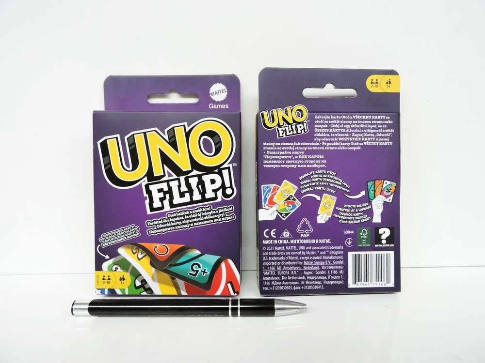 Mattel UNO žaidimas su dvipusėmis kortomis, GDR44